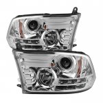 2016 Dodge Ram 2500 Clear Projector Headlights Tube DRL