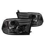 2015 Dodge Ram 2500 Smoked Projector Headlights Tube DRL