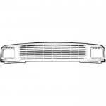 Chevy S10 Pickup 1994-1997 Chrome Billet Grille