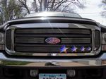 2001 Ford F350 Super Duty Polished Aluminum Billet Grille Insert