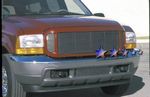 2002 Ford F450 Super Duty Polished Aluminum Billet Grille