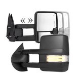 GMC Sierra Denali 2007-2013 Towing Mirrors Clear LED DRL Power Heated