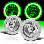 1984 Isuzu Trooper Green Halo Tube Sealed Beam Headlight Conversion