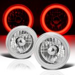 1977 GMC Vandura Red Halo Tube Sealed Beam Headlight Conversion