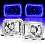 1983 Ford Bronco Blue SMD LED Sealed Beam Headlight Conversion