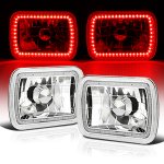 1993 Isuzu Amigo Red SMD LED Sealed Beam Headlight Conversion