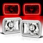1986 Toyota Celica Red SMD LED Sealed Beam Headlight Conversion