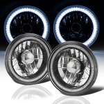 1965 Ford Mustang SMD LED Black Chrome Sealed Beam Headlight Conversion
