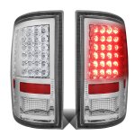 2012 Dodge Ram 2500 Chrome LED Tail Lights