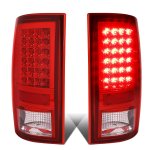 Dodge Ram 3500 2010-2018 Red LED Tail Lights