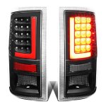 2014 Dodge Ram 3500 Black LED Tail Lights N2R