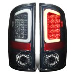 2007 Dodge Ram 3500 Smoked LED Tail Lights Tube