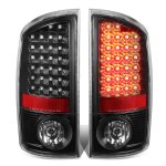 2008 Dodge Ram 3500 Black LED Tail Lights