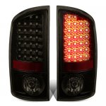 2008 Dodge Ram 2500 Black Smoked LED Tail Lights