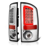 2004 Dodge Ram 3500 Chrome LED Tail Lights Tube