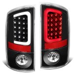 2005 Dodge Ram 2500 Black LED Tail Lights Tube