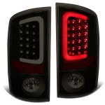 2003 Dodge Ram 2500 Black Smoked LED Tail Lights Tube