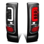 1997 Dodge Ram 2500 Black LED Tail Lights Tube