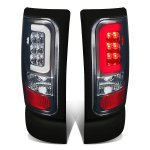 1996 Dodge Ram 3500 Smoked LED Tail Lights Tube