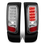 2000 Dodge Ram 3500 Chrome LED Tail Lights