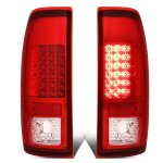 2008 Ford F350 Super Duty Red LED Tail Lights