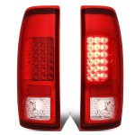 2015 Ford F450 Super Duty Red LED Tail Lights