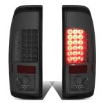 2008 Ford F350 Super Duty Smoked LED Tail Lights