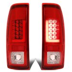 2003 Ford F150 Red LED Tail Lights Tube