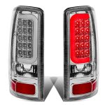 2003 Chevy Suburban Chrome LED Tail Lights Tube