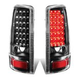 2006 Chevy Tahoe Black LED Tail Lights