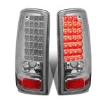 GMC Yukon XL 2000-2006 Chrome LED Tail Lights