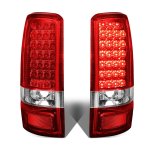 2002 Chevy Tahoe Red LED Tail Lights
