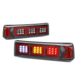 1992 Ford Mustang Black LED Tail Lights