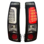 2002 Chevy Silverado 1500HD Smoked LED Tail Lights Tube