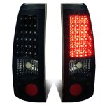 GMC Sierra 2500 1999-2004 Black Smoked LED Tail Lights