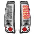 1999 Chevy Silverado Chrome LED Tail Lights