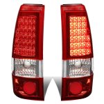 2001 Chevy Silverado 1500HD Red LED Tail Lights