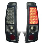 2002 Chevy Silverado 1500HD Smoked LED Tail Lights