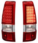 2006 Chevy Silverado 1500HD Red LED Tail Lights
