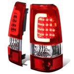 2003 Chevy Silverado 2500HD LED Tail Lights Red Tube