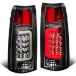 1995 Chevy Tahoe Smoked LED Tail Lights Tube