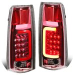 1992 GMC Jimmy Full Size LED Tail Lights Red Tube