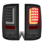 2012 Dodge Ram 3500 Smoked LED Tail Lights N2