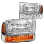 2004 Ford Excursion Headlights LED Bumper Lights