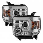 2015 GMC Sierra 3500HD LED DRL Projector Headlights