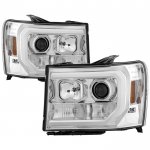 2010 GMC Sierra Denali LED DRL Projector Headlights