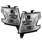 2015 Chevy Tahoe LED DRL Projector Headlights