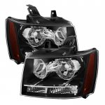 2012 Chevy Avalanche Black Headlights