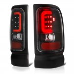 1994 Dodge Ram 3500 Black LED Tail Lights Red Tube