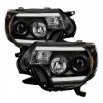 2014 Toyota Tacoma Black Projector Headlights LED DRL